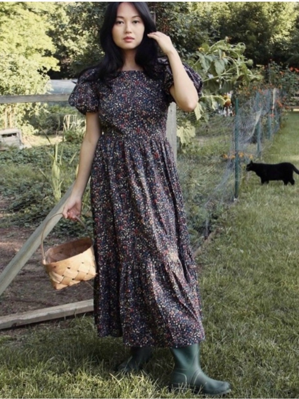 Doen Dune Dress in Donna Leigh Liberty Print, sz L